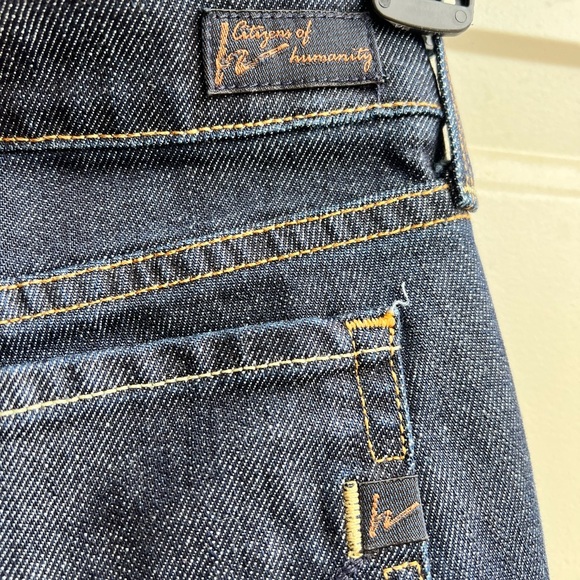 Citizens of Humanity by Jerome Dahan Women’s Jeans Amber Size 27 Blue Bootcut - Picture 8 of 11